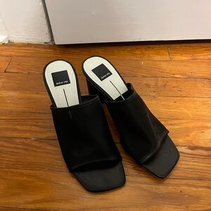 Dolce Vita Norah black mesh heels